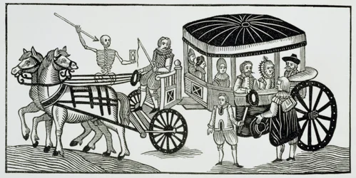 Londoner fliehen aufs Land, um der Pest zu entgehen, 1630